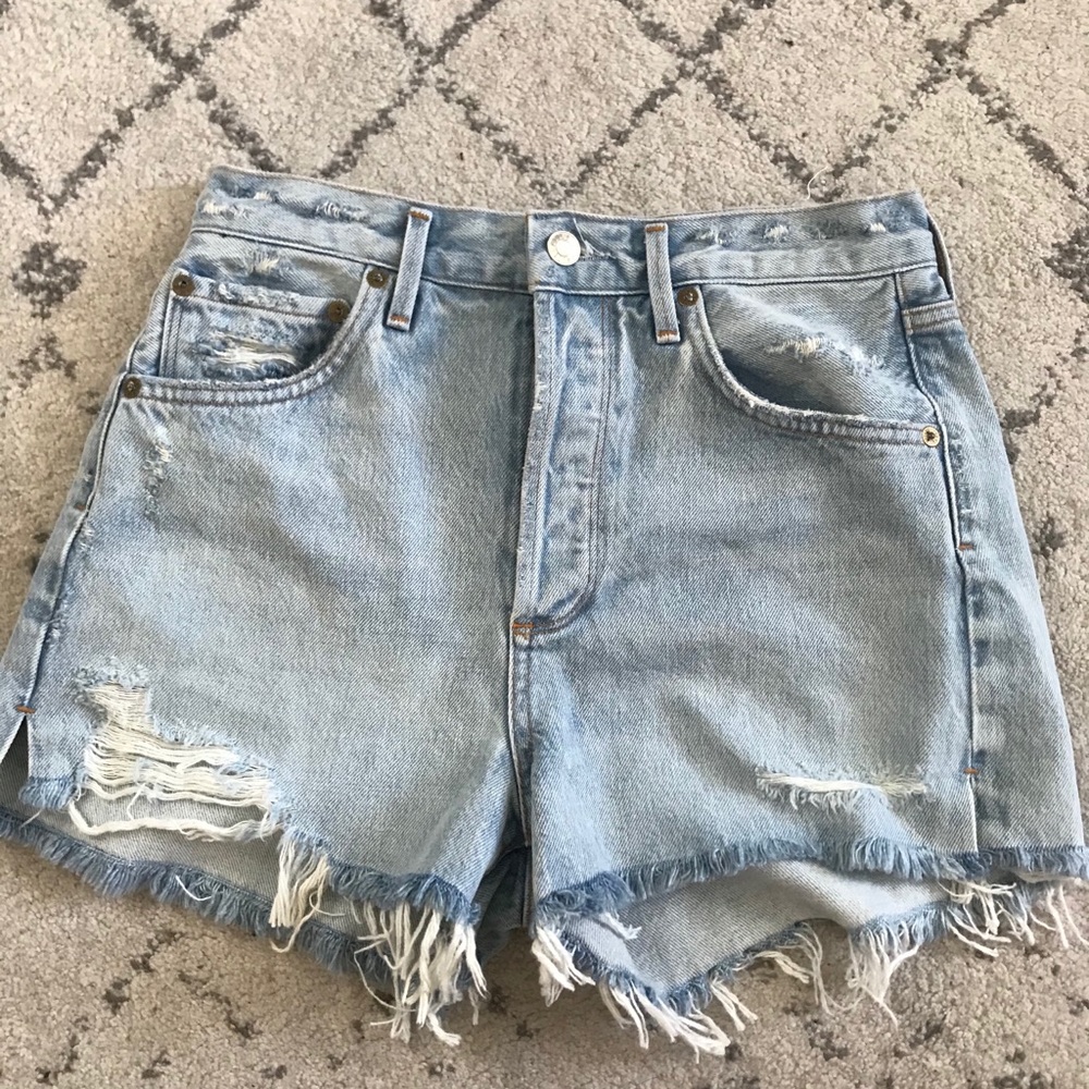 AGOLDE brand new jean shorts